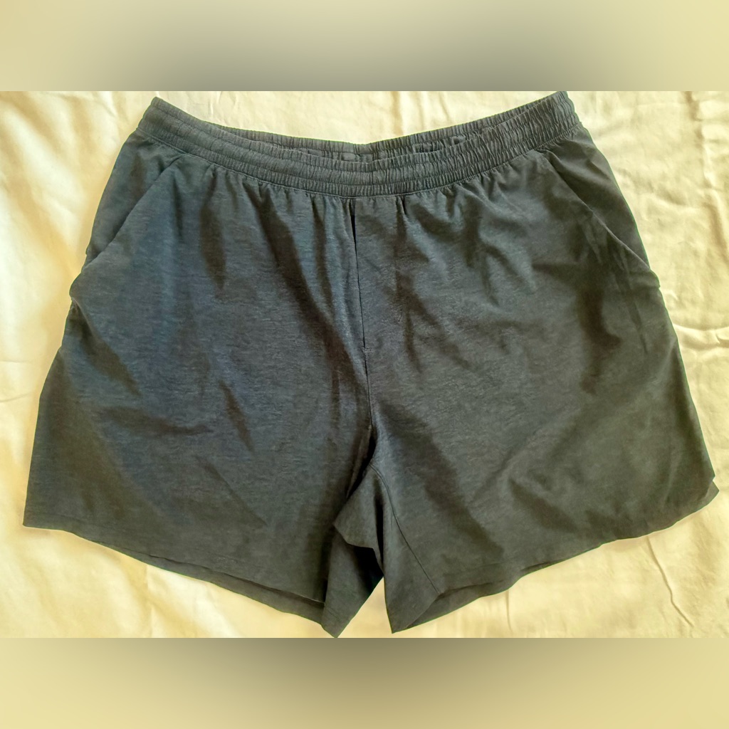 Lululemon Pace Breaker Linerless Shorts 7” Xxl Navy Euc